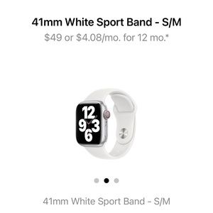 Apple Watch Series 8 Silicone Band